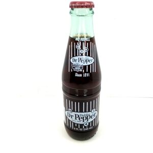 Rare Dublin Dr. Pepper Imperial‎ Sugar "Celebrating 112 Years" 8oz. Glass Bottle